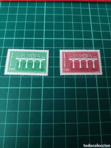 Sellos: 1984 andorra francesa serie completa nuevos yvert 329/30 europa puentes 1984